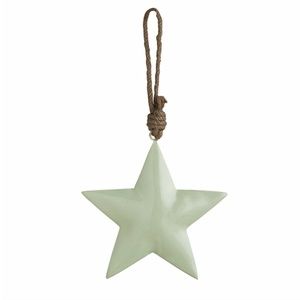 Enamel Nursery Decor MINT GREEN STAR Ornament